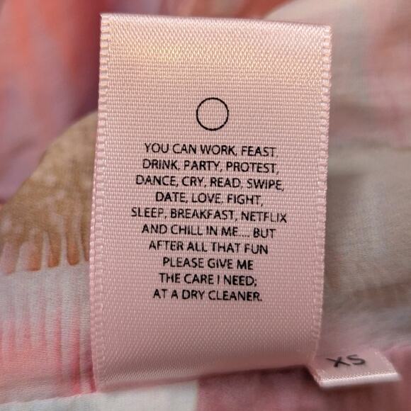 Selkie Sugar Mushroom Tree Hugger Dress Pink Size XS - Picture 7 of 16